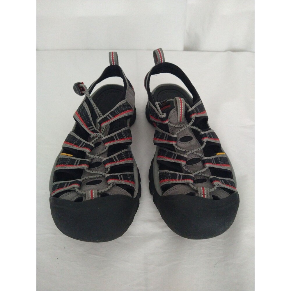 KEEN Mens Size 8 Red Gray Black Waterproof Sport Hiking Sandals